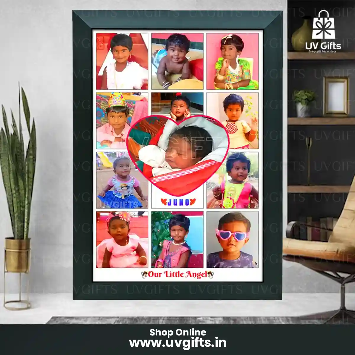 Collage Photo Frame, Baby Frame, Premium Frame