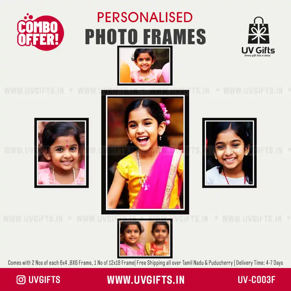Pack Of 5 Photo Frames, CMBF1