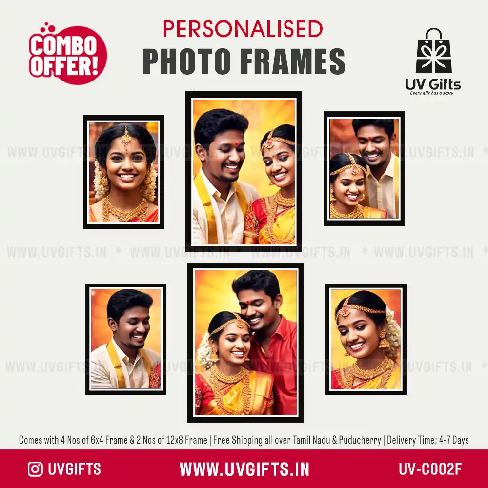 Pack Of 6 Photo Frames, CMBF2