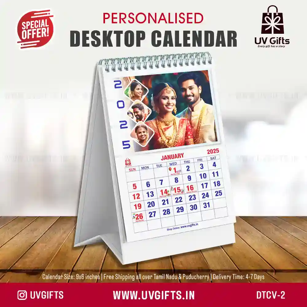 2025 Desktop Calendar (Vertical) DTCV2