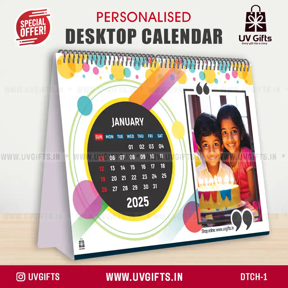 2025 Desktop Calendar, DTCH1