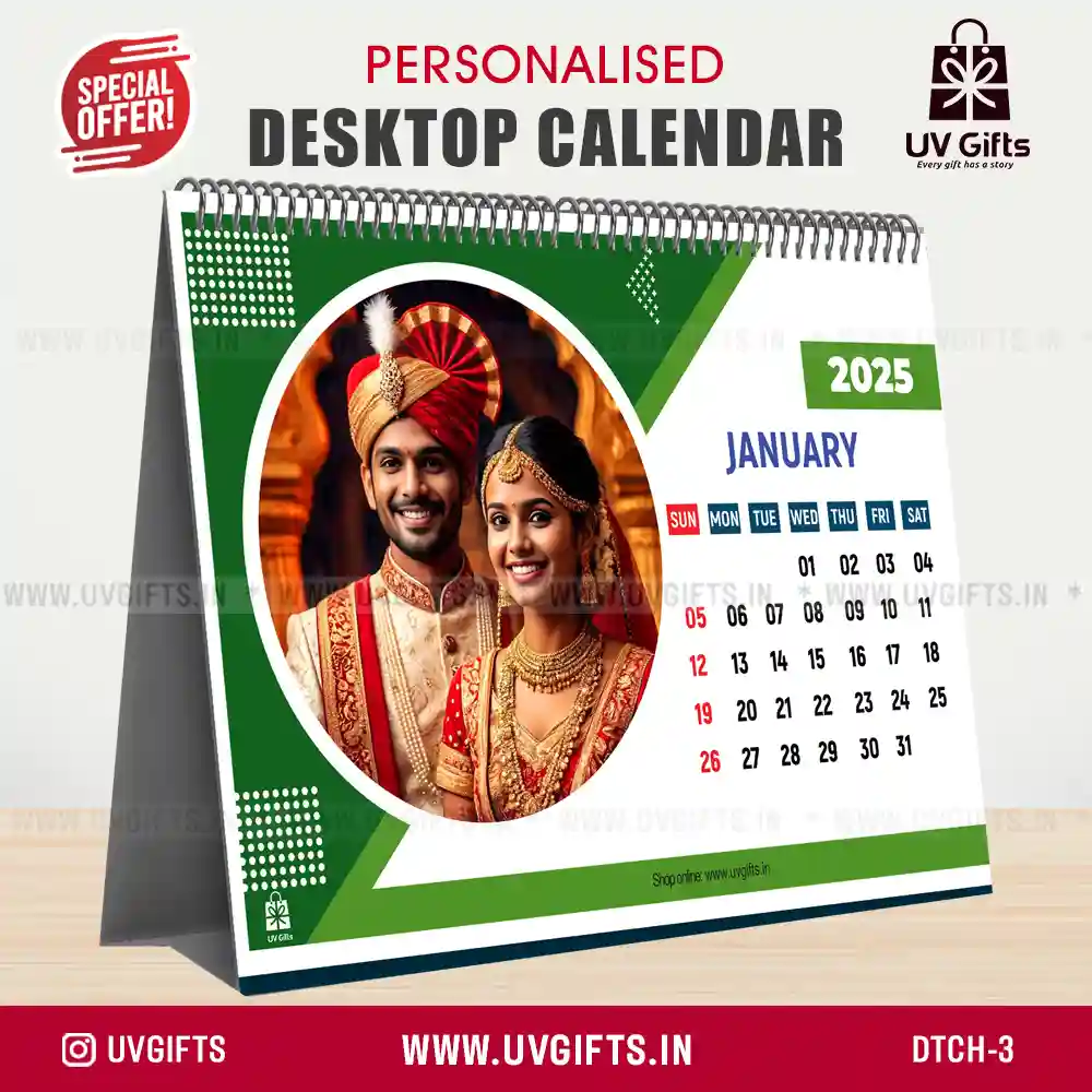 2025 Desktop Calendar, DTCH3