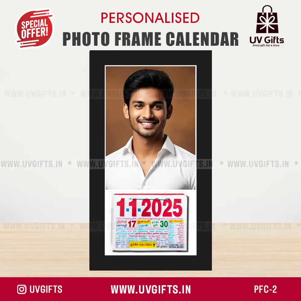 18X6 Photo Frame Calendar 2025