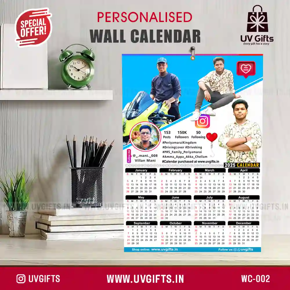 WC-002 Instagram Themed Calender