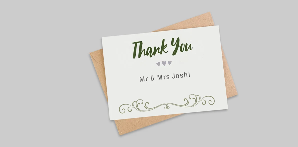 Thank You Cards Set of 50